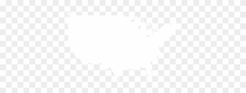 World Map America - Johns Hopkins Logo White Clipart #4273170