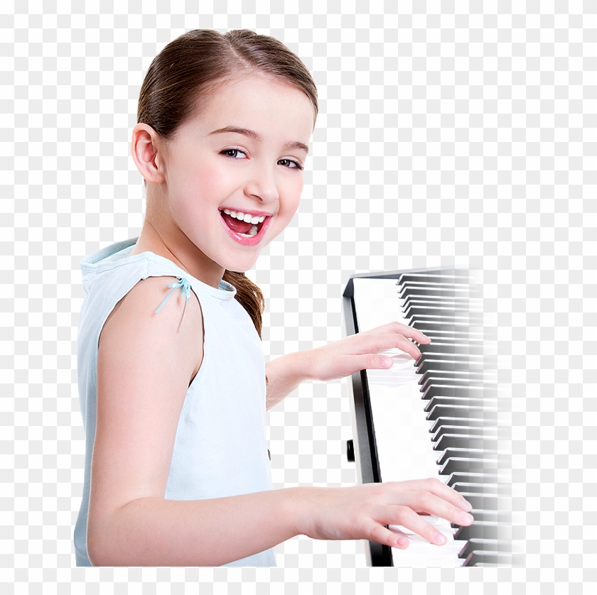 Girl-piano - Music Clipart #4273203