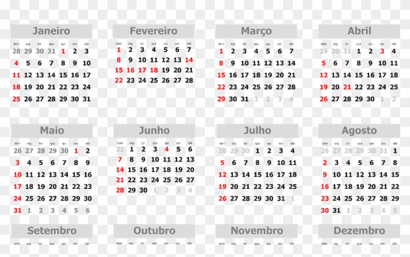 Calendario Pdf - Calendar 2011 Clipart