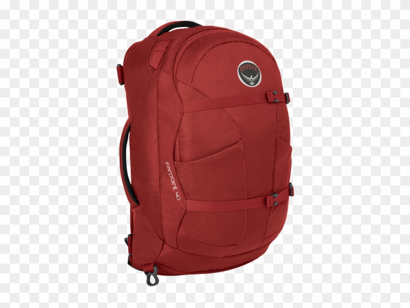 Mochila De Viaje - Osprey Farpoint 40 Red Clipart #4273493