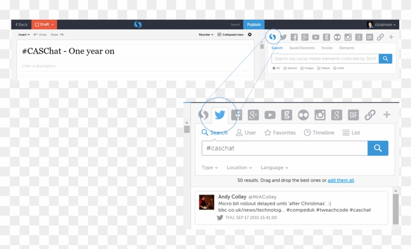 Click On The Twitter Icon And Type In The Search Bar - Instagram Clipart