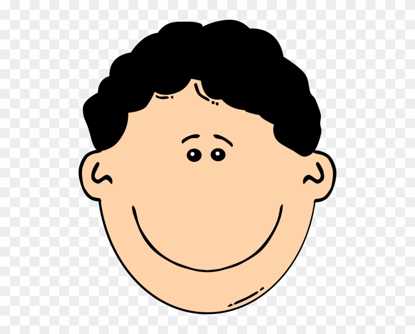 Black Hair Man Clipart - Png Download #4273945