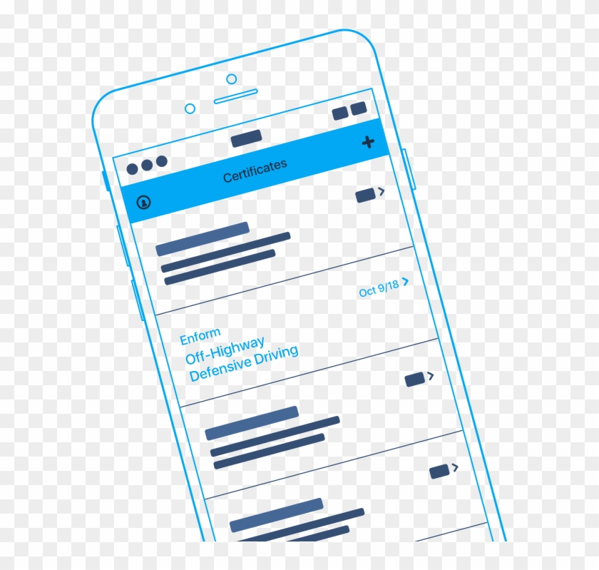 A Better Way To Manage Training And Certificates With - Mobile Phone Clipart #4274011