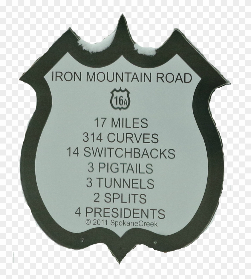 Unfortunately, The Low Cloud Deck Prevented Us From - Iron Mountain Road South Dakota Sign Clipart