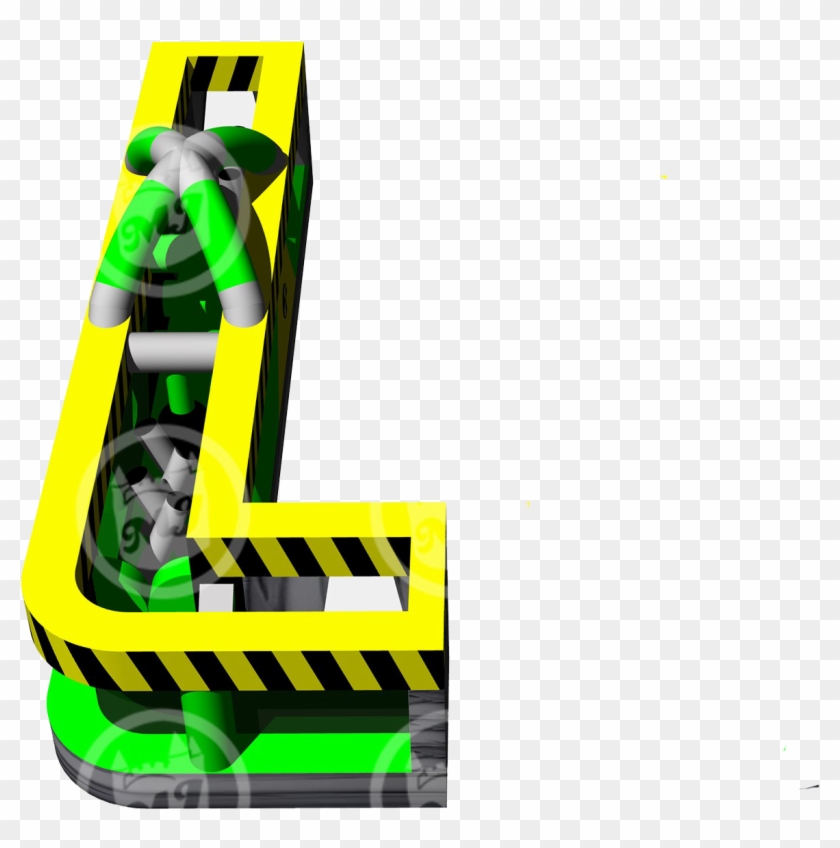 Obstacle Course Rental - Graphic Design Clipart