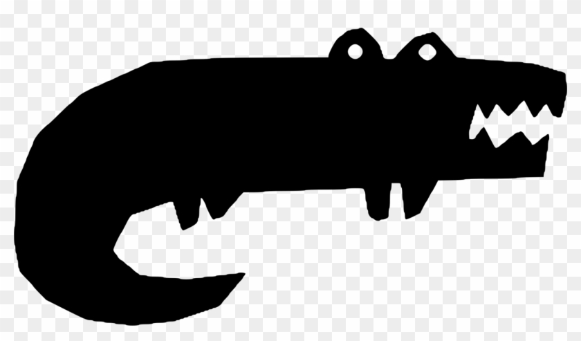 Alligator Silhouette Png - Nick Jr Alligators Logo Misterguydom15 Deviantart Clipart #4274576