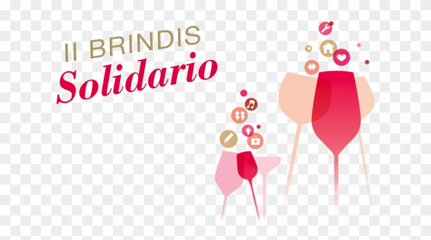 Brindis Solidario - Wine Glass Clipart