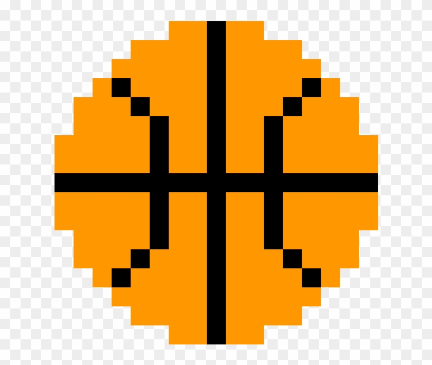 Balon De Baloncesto - Pixel Basketball Clipart #4274928