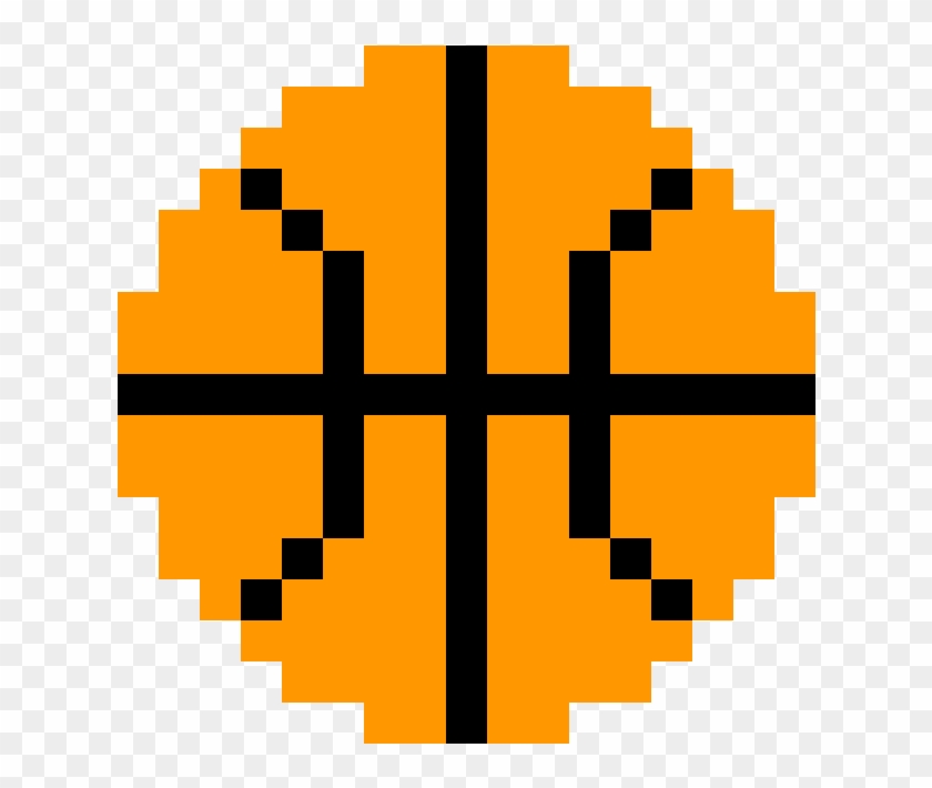 Balon De Baloncesto - Pixel Basketball Clipart