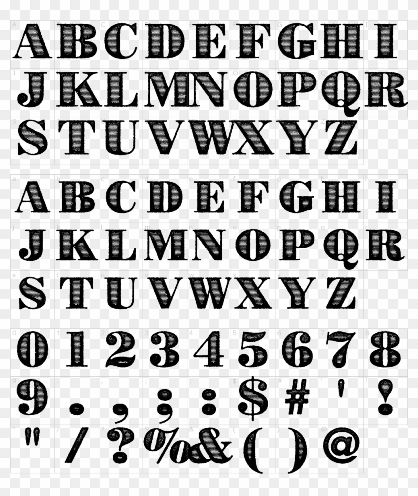 Bad Guy Black Font - Stamp Character Font Clipart