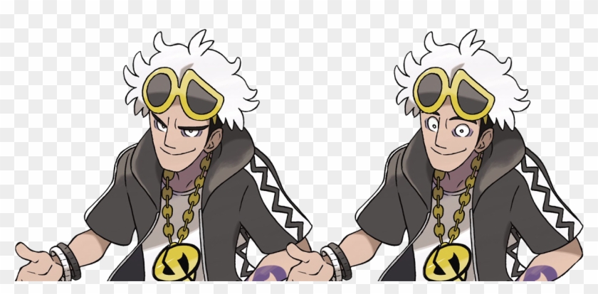 Oc Imageya Bad Boy Guzma Vs Ya Good Boy Guzma - Guzma Pokemon Clipart #4275454