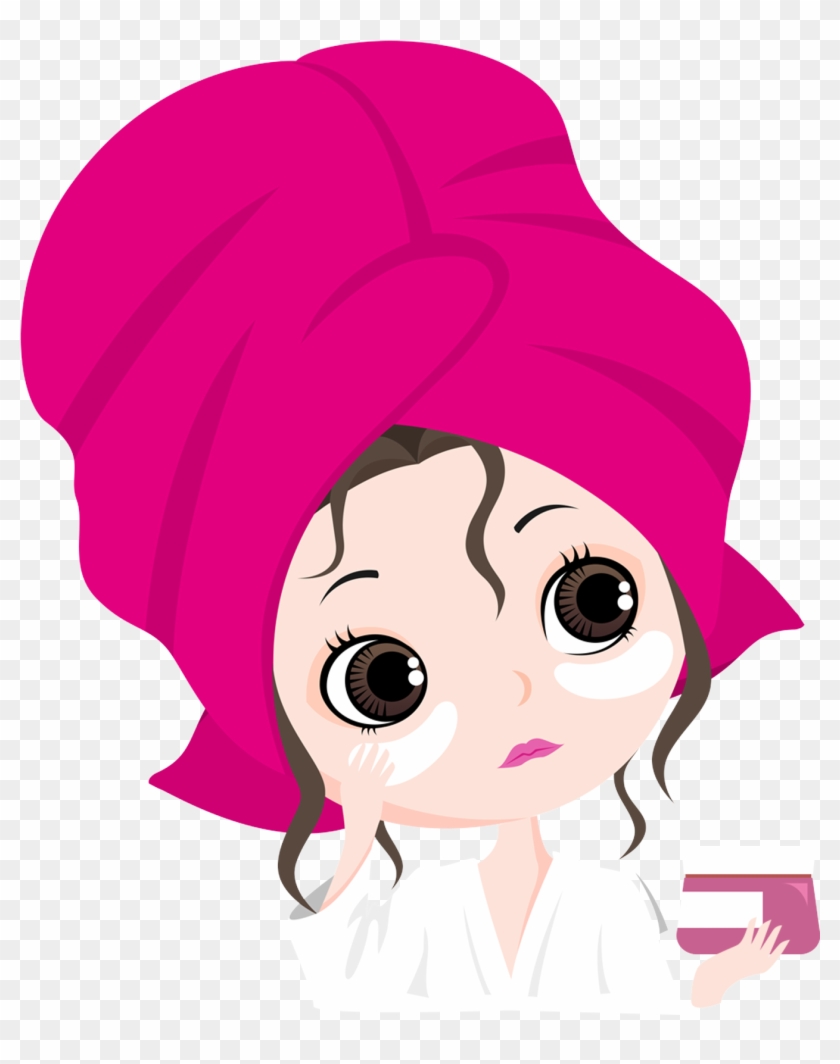 Versão Q Bonito Desenhos Animados Creme Para Os Olhos - Cartoon Clipart