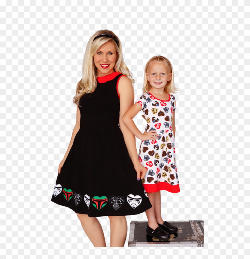 Star Wars Heart Bad Guys/good Guys Dress - Her Universe Star Wars Heart Dress Clipart