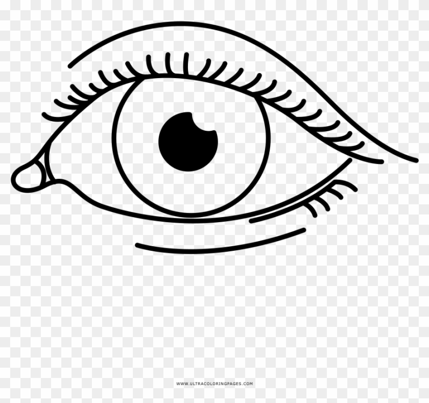 Eye Coloring Page - Eyes Coloring Pages Png Clipart