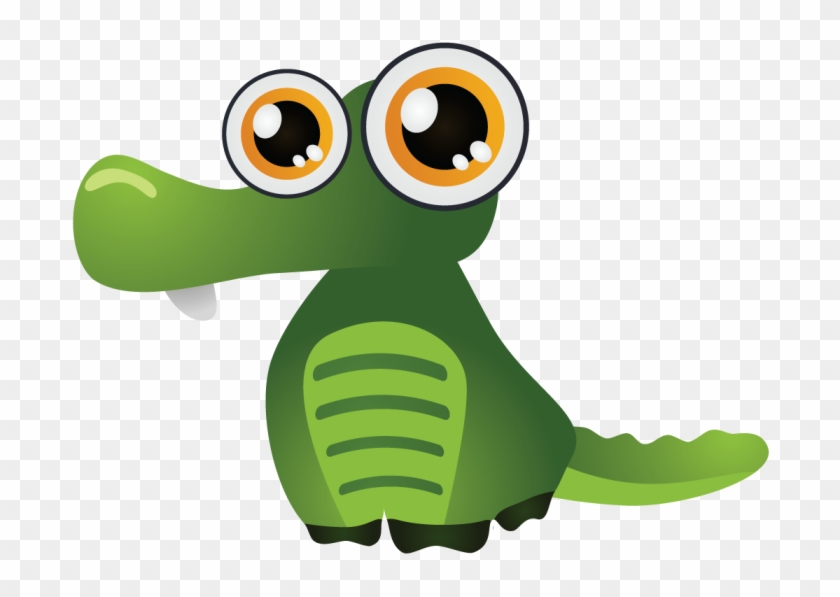 Stickers Crocodile Pour Enfants - Cartoon Wild Animals Clipart