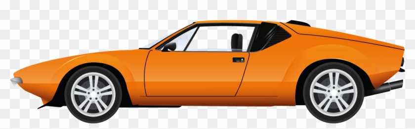 Detomaso Pantera Poster - Lamborghini Miura Clipart #4276360