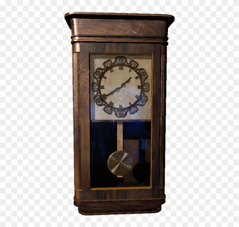 Antique Pendulum Wall Clock Png - Wall Clock Clipart #4276898