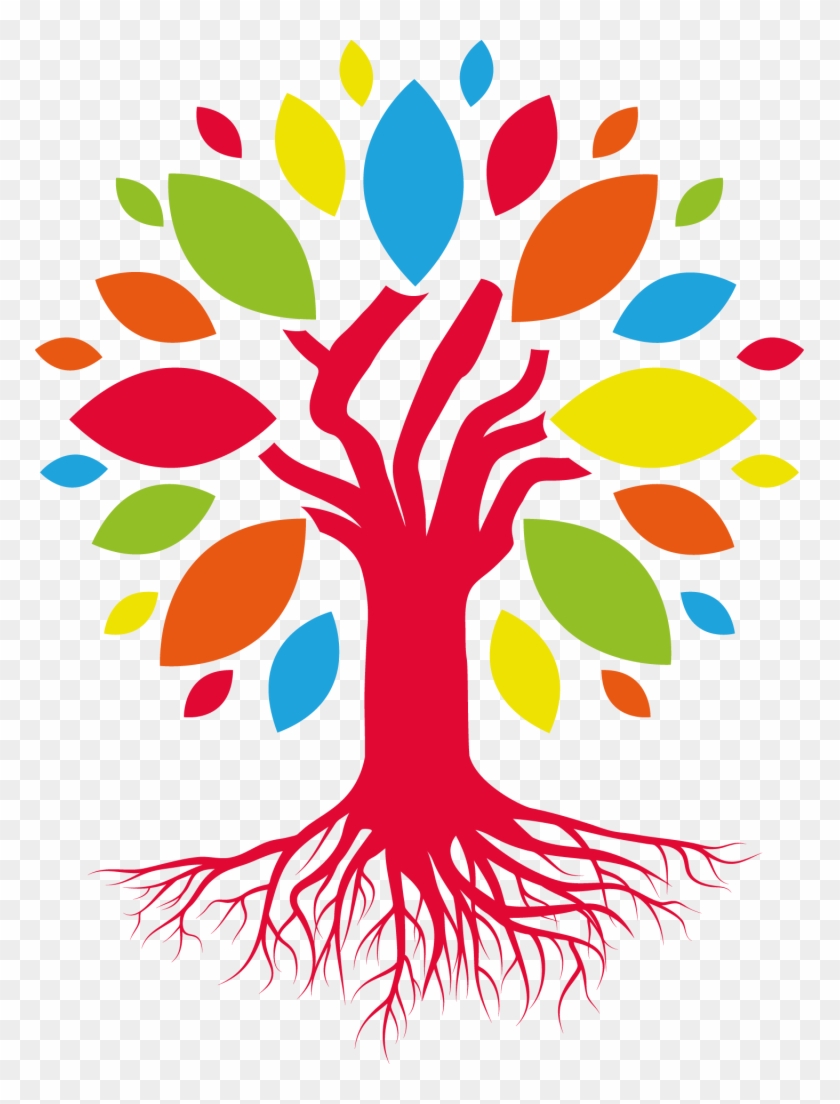 Logo Reconhecimento Público Deolho - Tree With Roots Clip Art Transparent - Png Download #4276951