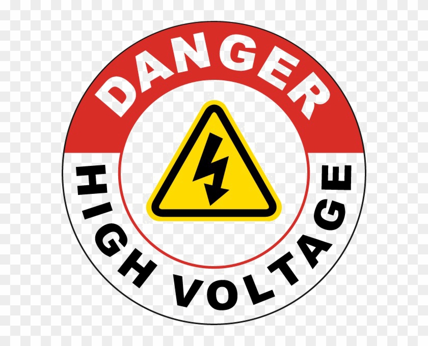 Danger High Voltage Logo Clipart #4277017