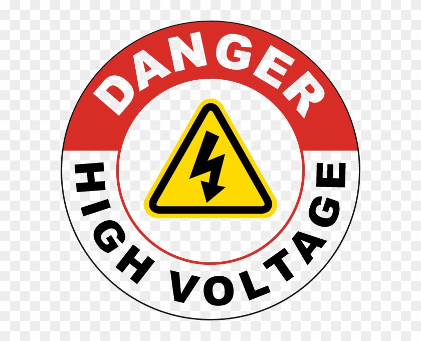 Danger High Voltage Logo Clipart