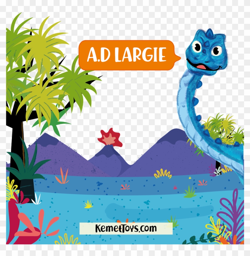 Super Tall Brachiosaurus, Lizard Face Apatosaurus, Clipart