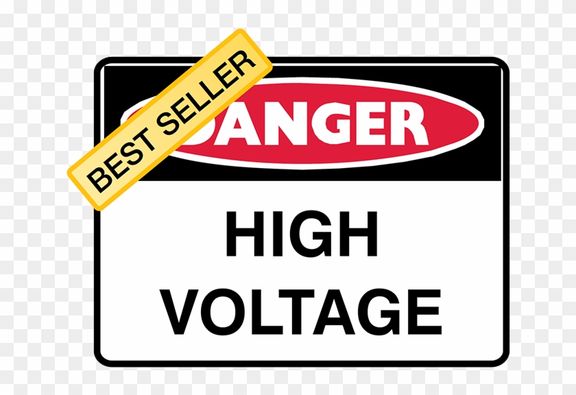 Brady Danger Sign Range High Voltage - Danger Signs Clipart