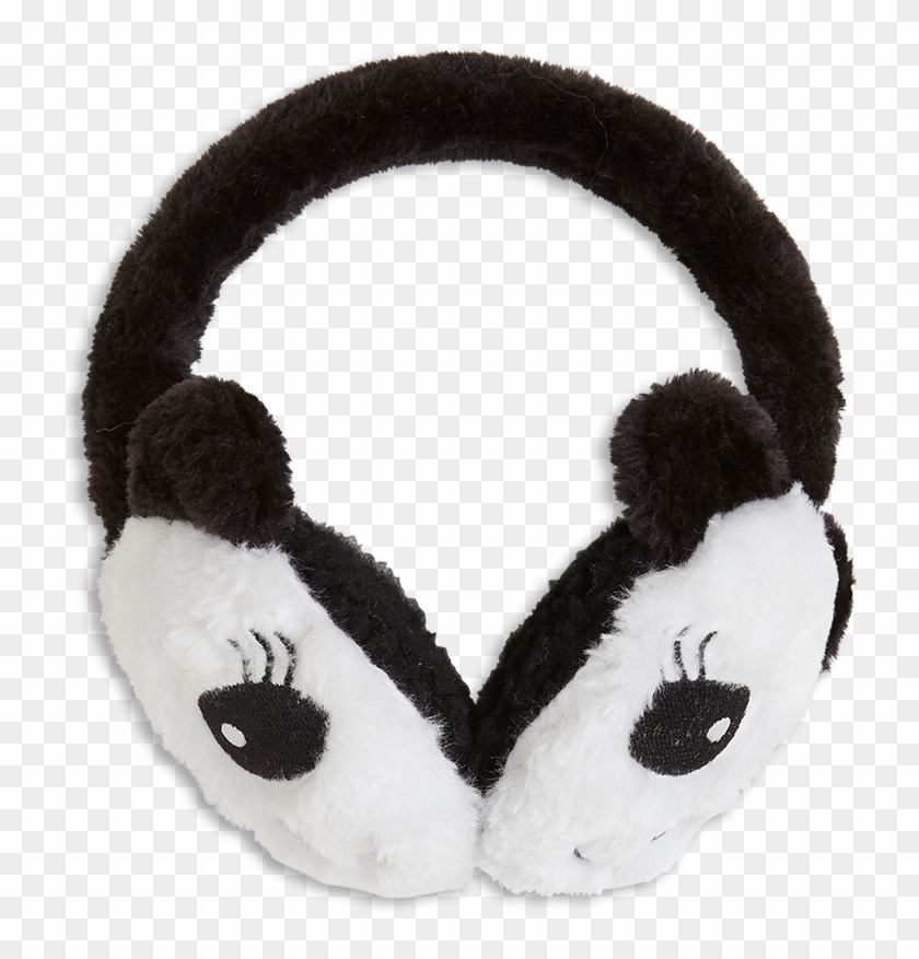 Earmuffs Black - Headphones Clipart