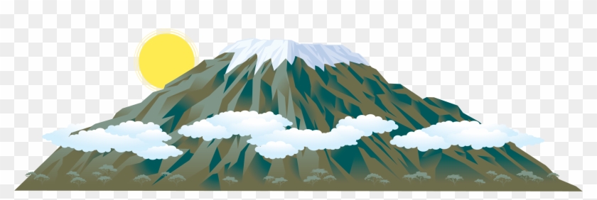 Everest Png Pic - Mount Kilimanjaro Clipart Transparent Png