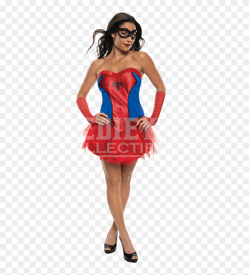 Secret Wishes Tutu Dress Economy Spider Girl Costume - Marvel Costume For Girl Teens Clipart