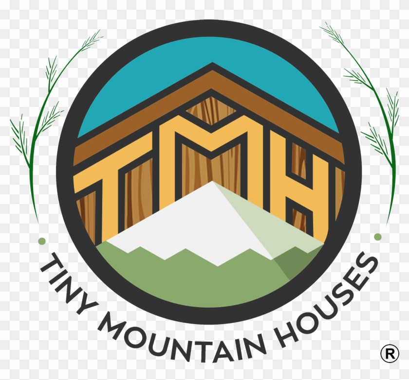 Tiny Mountain Houses - Circle Clipart