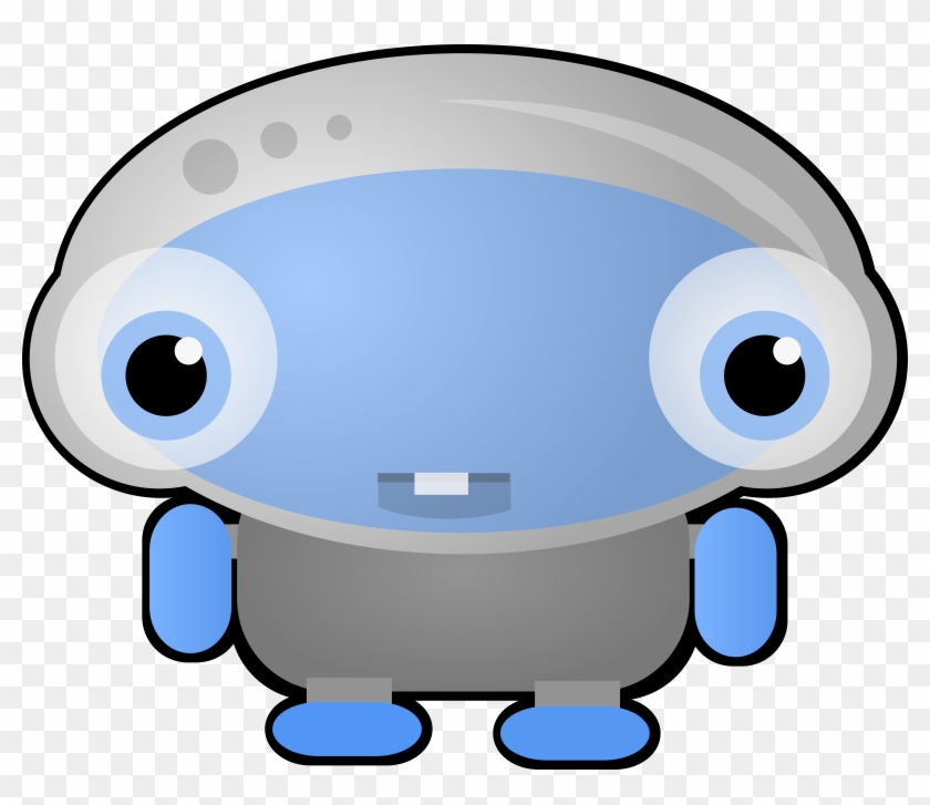This Free Icons Png Design Of Strange Blue Robot Creature - Drawing Clipart #4279186