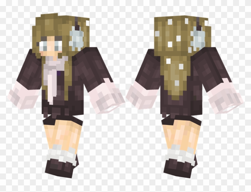 Earmuffs - Minecraft Two Face Skin Clipart