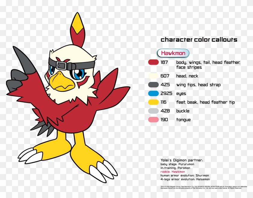 Digimon Vector , Png Download - Digimon Season 2 Hawkmon Clipart