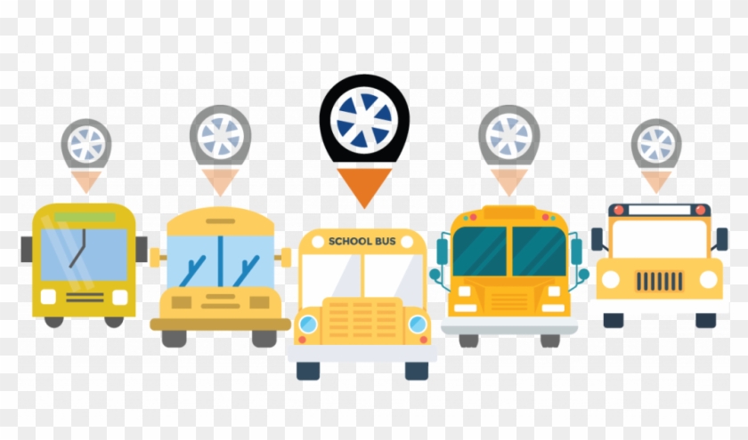 Connectivity Is A Necessity And An Obligation - School Bus Tracking Png Clipart
