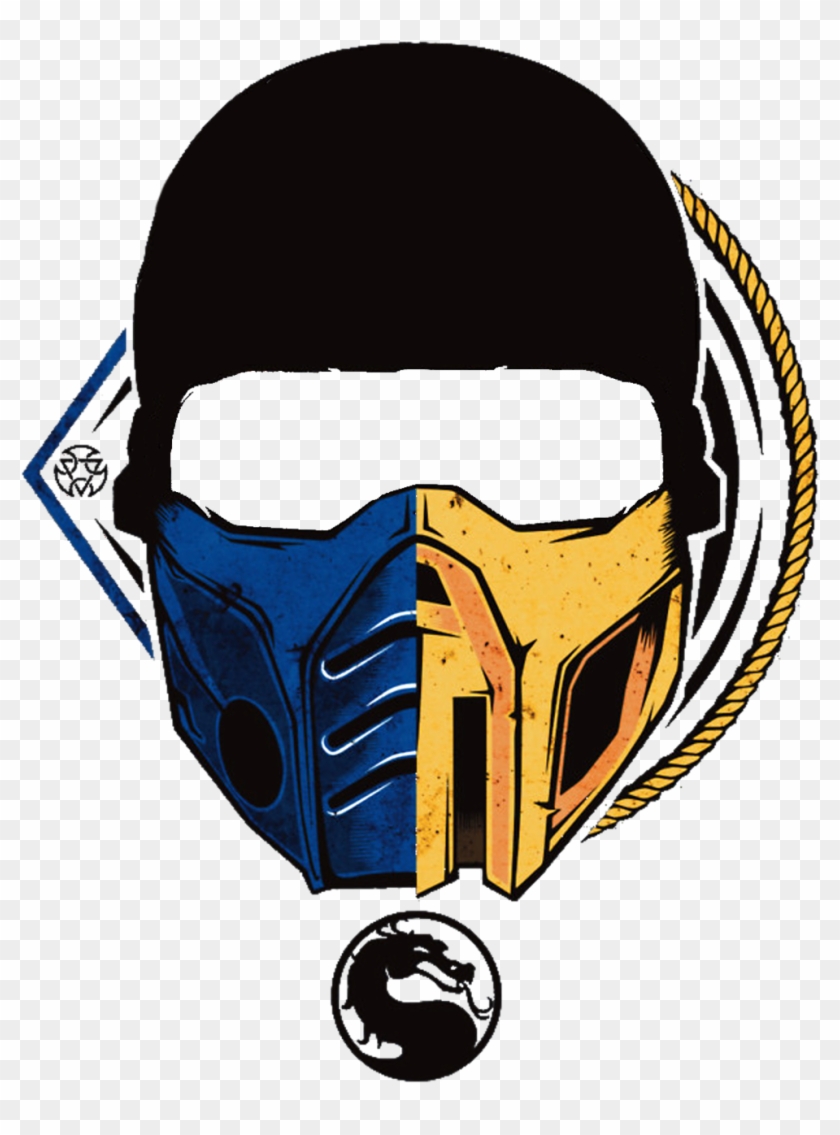 Mortal Kombat Scorpion Photo - Scorpion And Sub Zero Mask Clipart #4279975