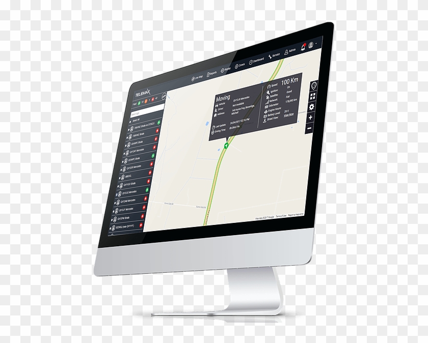 Live-tracking - Led-backlit Lcd Display Clipart