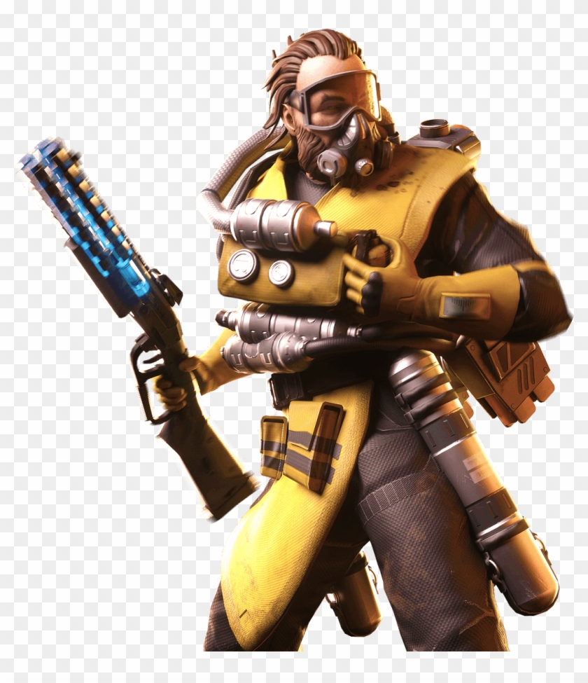 Christian - Caustic Apex Legends Clipart