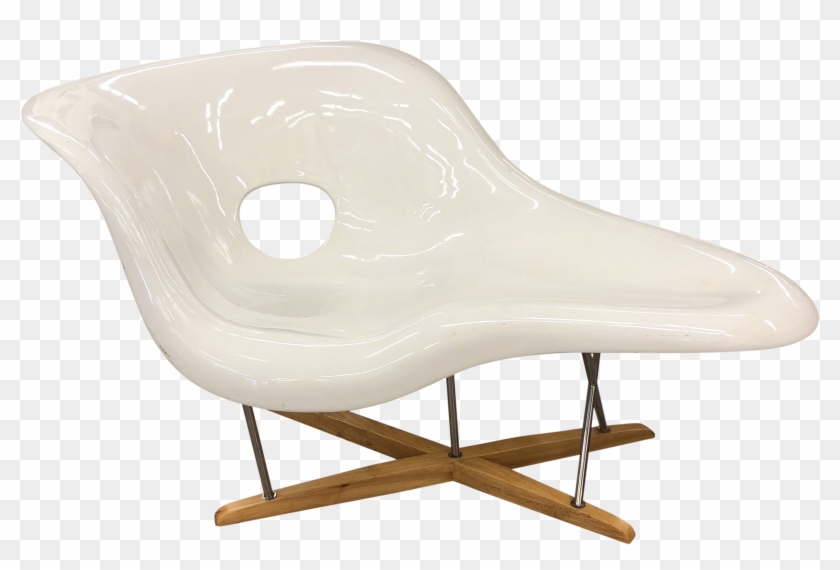 Original Charles Eames La Chaise From Decaso Vintage - Chair Clipart