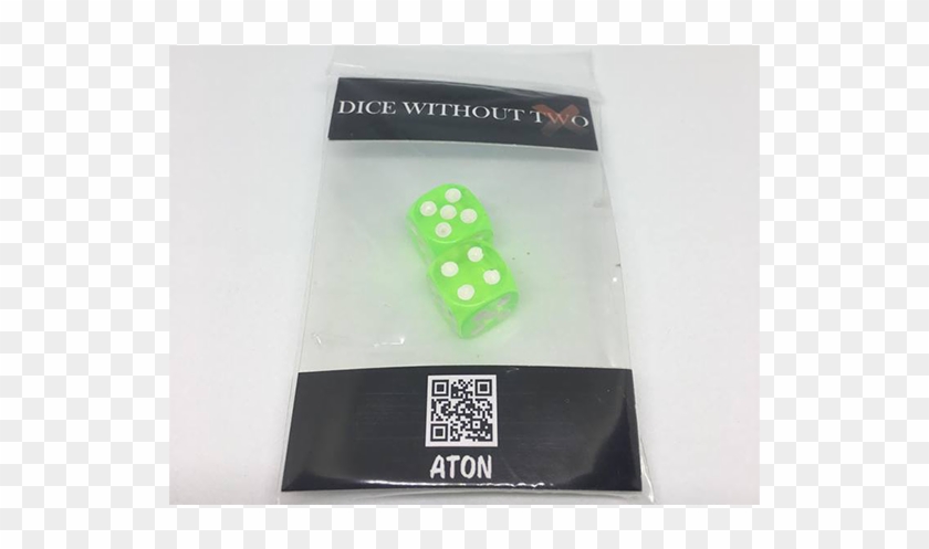 Dice Without Two Clear Green - Dice Game Clipart #4280850
