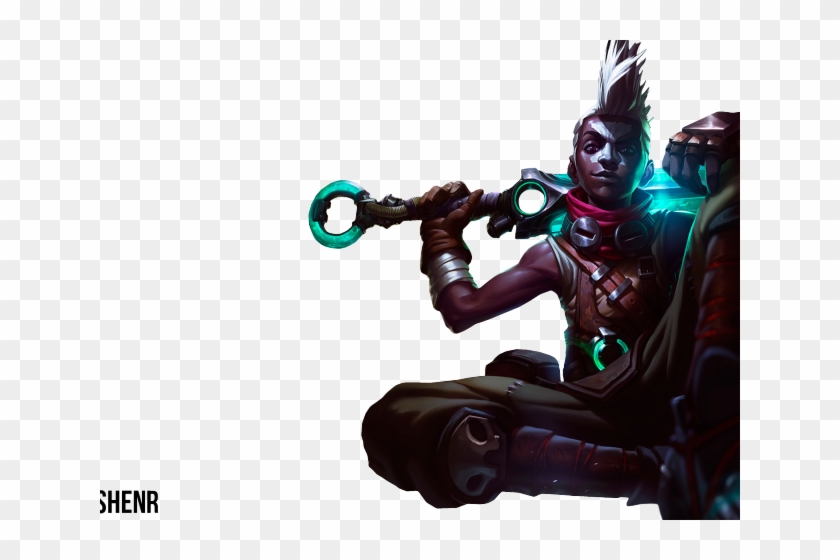 League Of Legends Png Transparent Images - League Of Legends Ekko Splash Art Clipart #4280996
