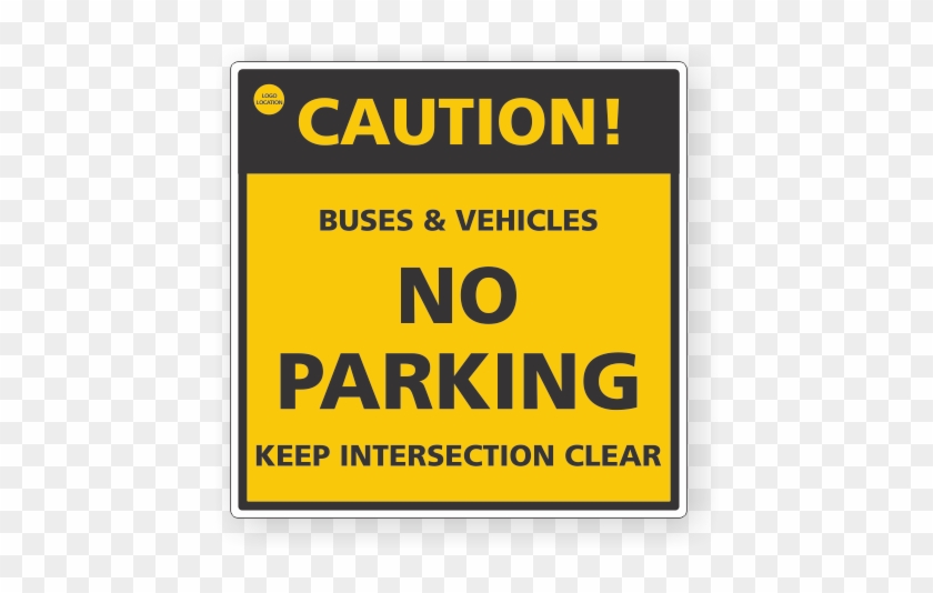 Buses And Vehicles No Parking & Pedestrian Zone Signs - Sign Clipart #4281215