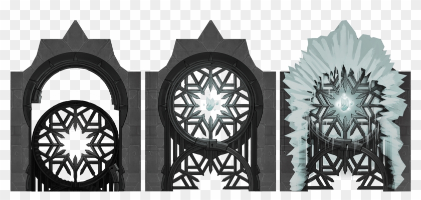 The Glacial Door Is One Of The Toughest Doors In The - Magic Door Game Clipart #4281350