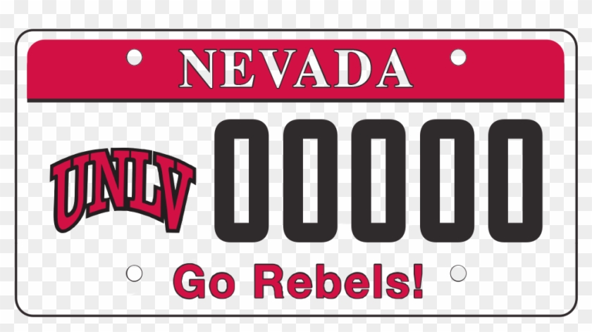 License Plate Png - Unlv License Plate Clipart