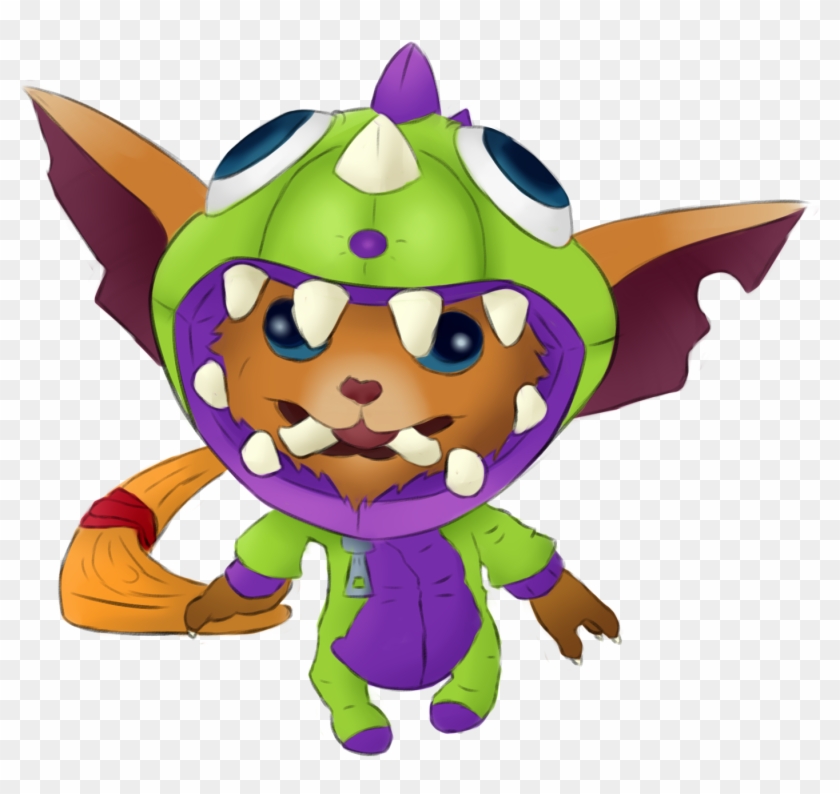 I Thought Gnar From League Was Super Cute So Here's - Gnar Gif Png Clipart #4282092