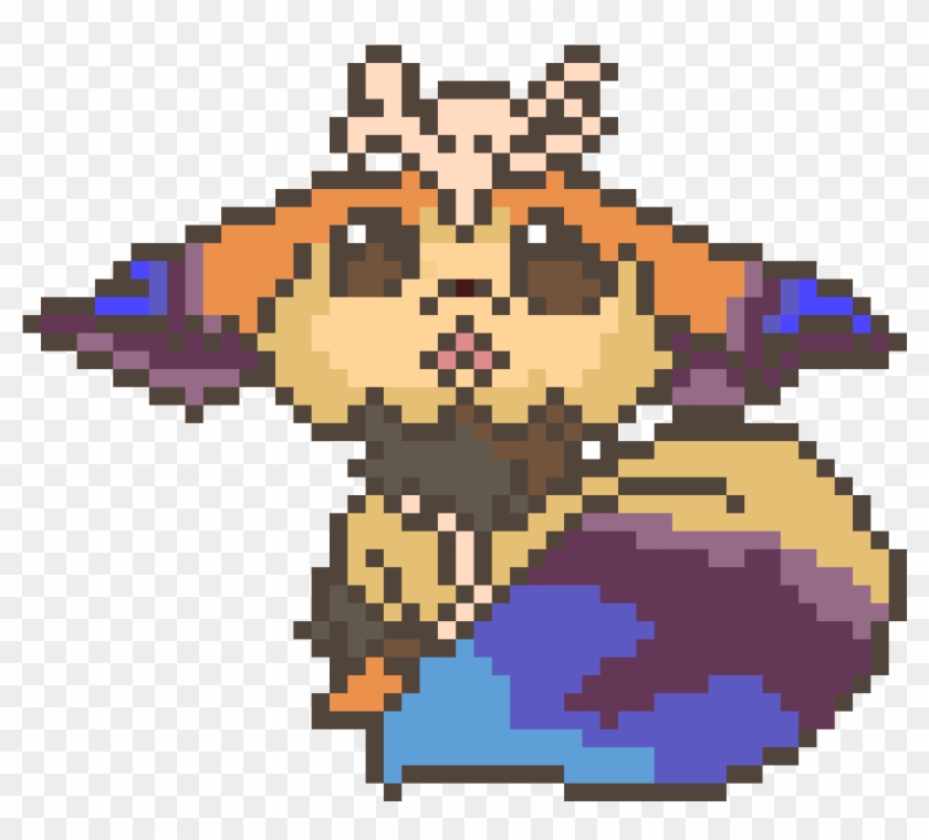 Gnar - Pixel Art League Of Legends Warwick Clipart