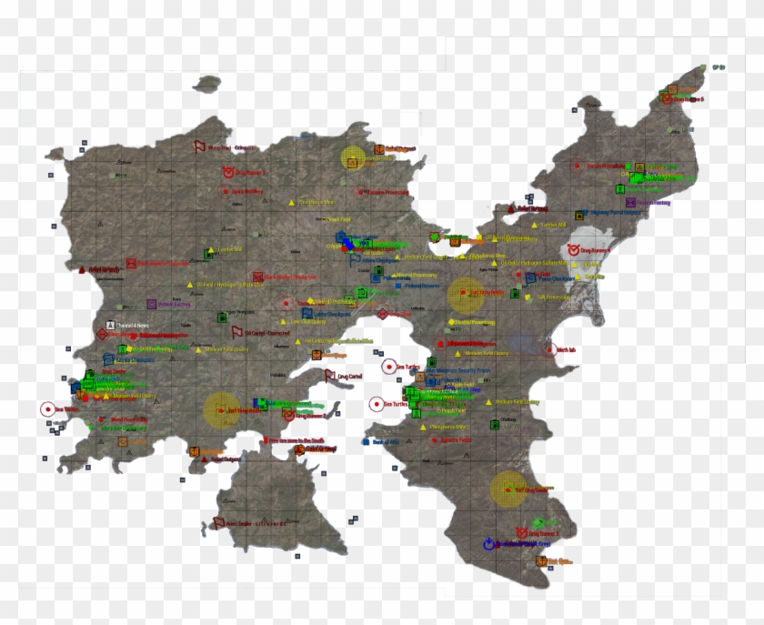 Asylummap - Arma 3 Apex Map Clipart (#4282690) - PikPng