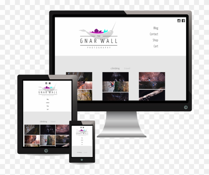 The Gnar Wall Devices - 모니터 모바일 Clipart #4283239