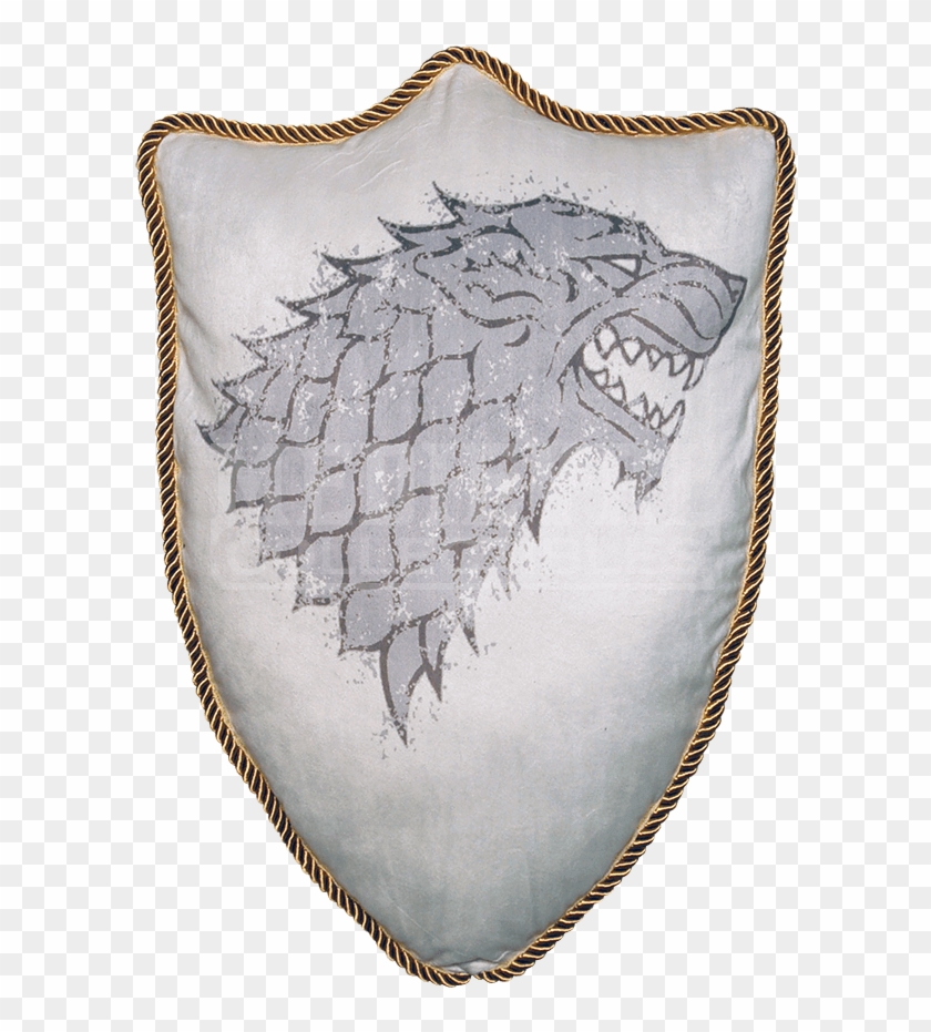 Game Of Thrones House Stark Sigil Throw Pillow - House Stark Clipart #4283299