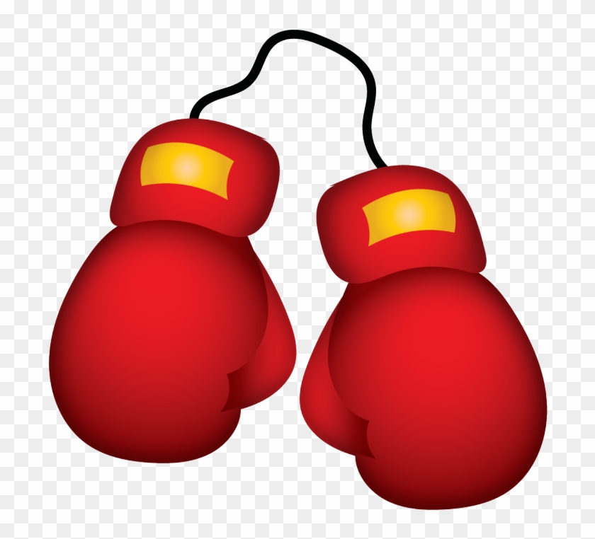 Emoji6 - Boxing Gloves Emoji Transparent Clipart #4284379