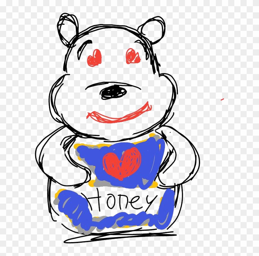 Winnie The Pooh Emoji - Cartoon Clipart